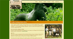 Desktop Screenshot of gorillasafaris.org
