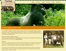 Tablet Screenshot of gorillasafaris.org